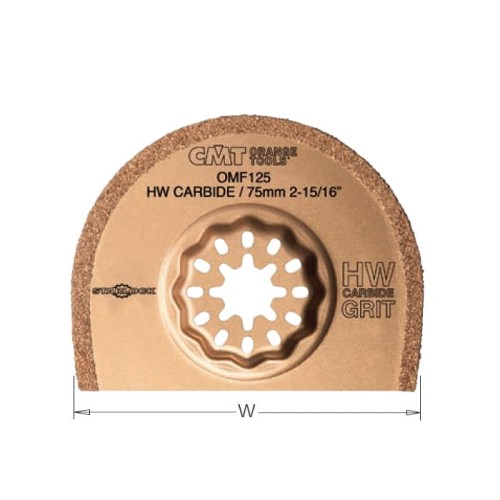 OMF125-X1 Brzeszczot oscylacyjny W=75 K=1,2 1 szt. STARLOCK