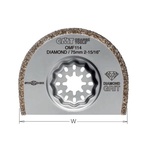 OMF114-X1 Brzeszczot oscylacyjny W=75 K=2,2 1 szt. STARLOCK