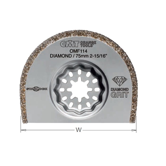 OMF114-X5 Brzeszczot oscylacyjny W=75 K=2,2 1 szt. STARLOCK