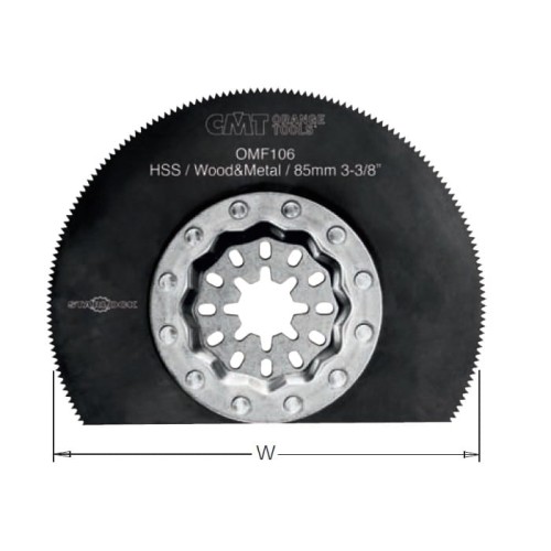 OMF106-X5 Brzeszczot oscylacyjny W=85 K= 0,5 TS= 1,34 TPI=19 5 szt. STARLOCK