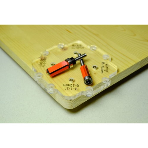 CMT Zestaw szablonów do zaokrągleń TMP-R12