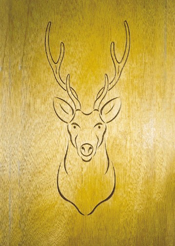 RCS-901 Szablon 3D Jeleń - C 394x190