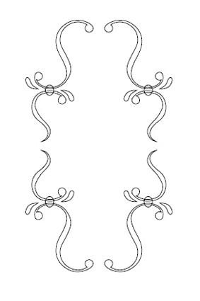 RCS-305 Szablon 3D [C] D=365x210