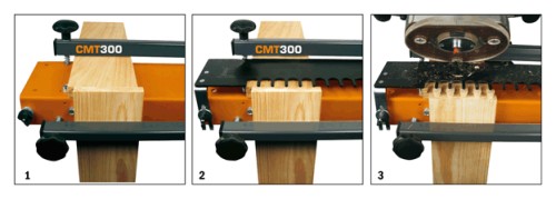 CMT300-T129 Szablon L=300 S=12,7 T=8~20 Kolor=brązowy + pierscień