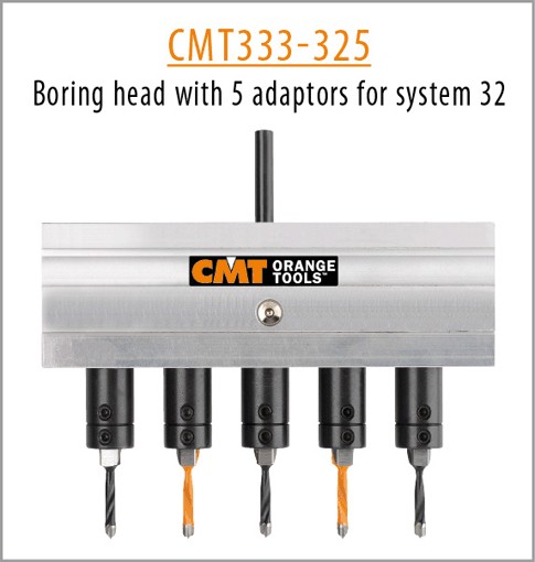 CMT333-325 Głowica z 5 adapterami do systemu 32 mm