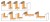 CMT Frez HM Z2 do planowania z łożyskiem D16 I19 L54 S8 mm / do drewna / MDF