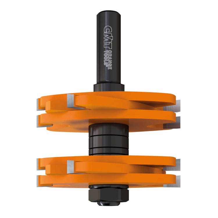 CMT Zestaw frezów regulowanych pióro-wpust S12 mm