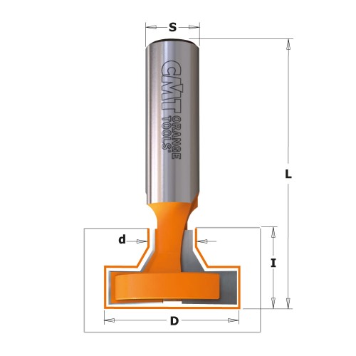 CMT Frez do otworów T-SLOT D28 I13,5 S12 mm