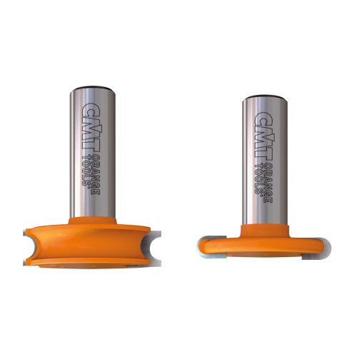 CMT Zestaw frezów żłobiąco-zaokrąglających / do produkcji beczek D38 R3,2 S12 mm