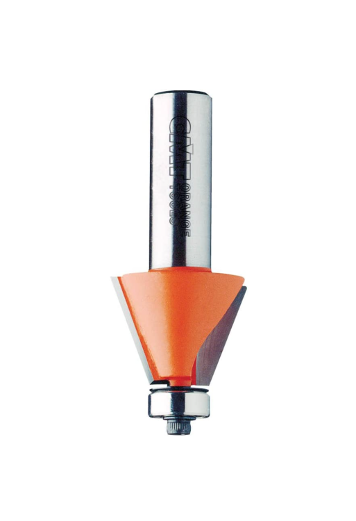 CMT Frez do fazowania / ukosowania z łożyskiem Z2 25° D22,2 S8 mm