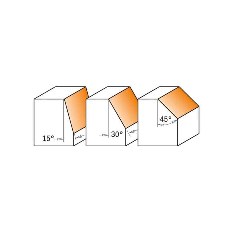 CMT Frez do fazowania / ukosowania Z2 30° D26 I12,7 S6 mm