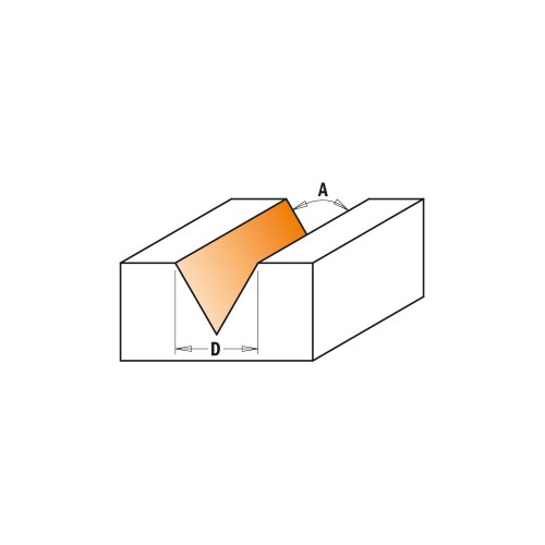 CMT Frez do grawerowania / fazowania 35° D6 I9 S6 mm