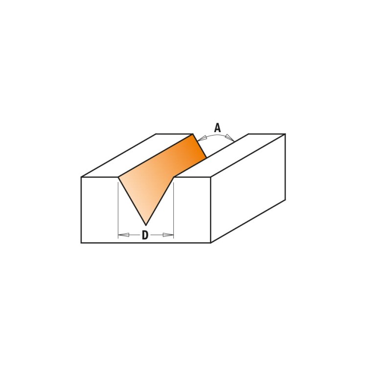 CMT Frez do grawerowania / fazowania 35° D6 I9 S6 mm