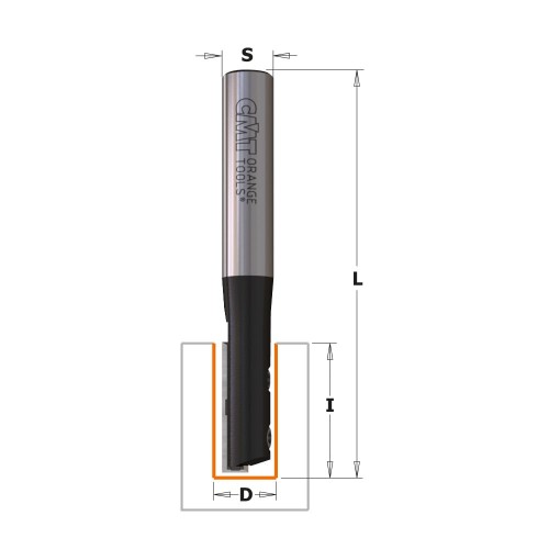 CMT Frez prosty na płytki wymienne Z1 D8 I20 S12 mm