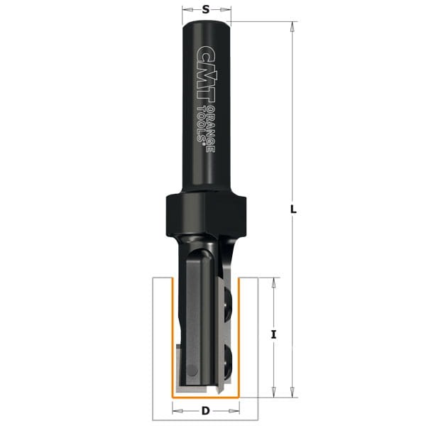 CMT Frez prosty na płytki wymienne Z1+1 D16 I28,3 S12 mm