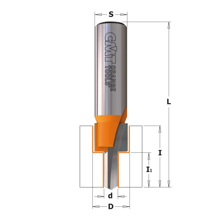 CMT Frez pod śruby D12,7 I24,2 S8 mm