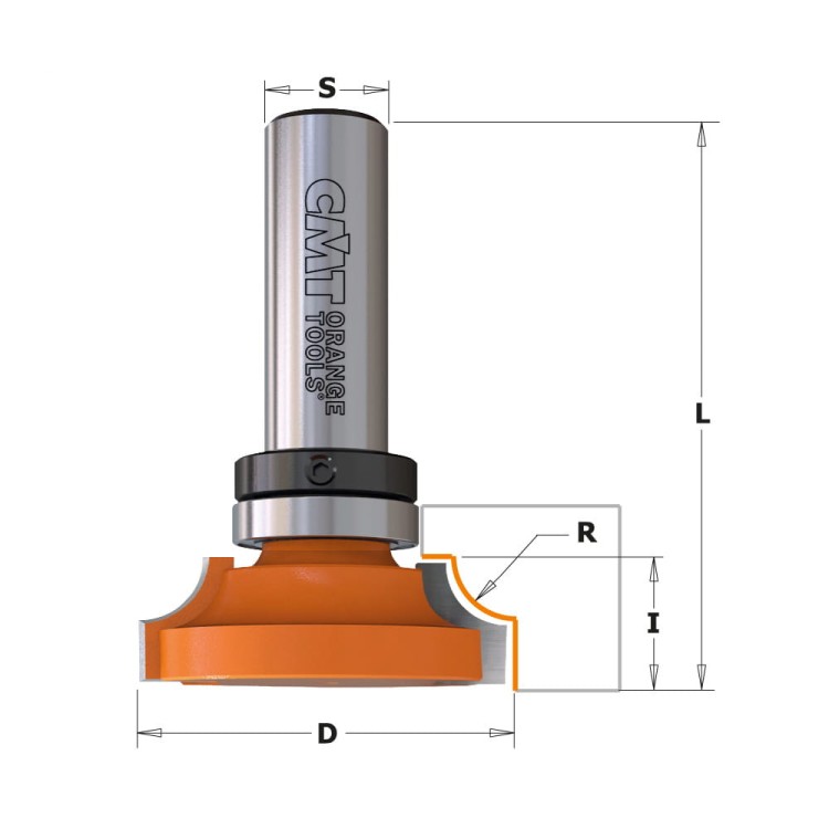 CMT Frez dekoracyjny profilowy D35 I13,2 S12 mm