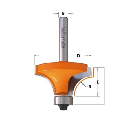 CMT Frez zaokrąglający ćwierćwałek R28,6 D76,2 S12 mm