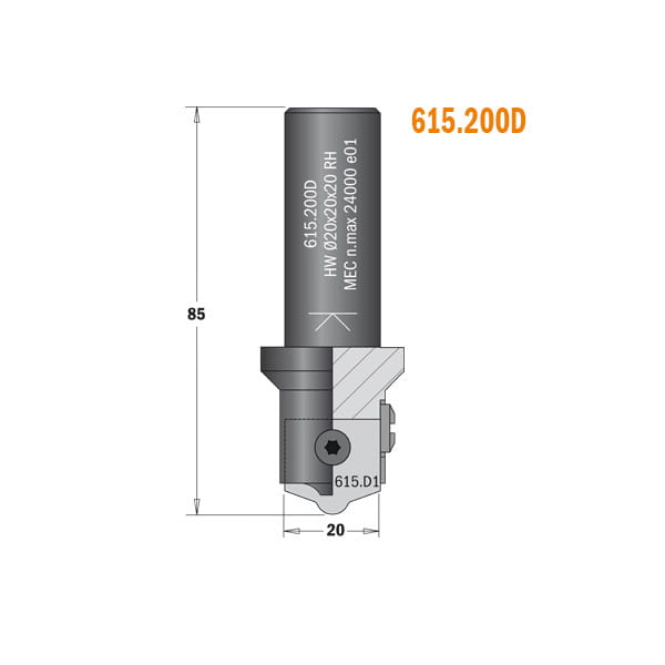 CMT Korpus freza S20 / D