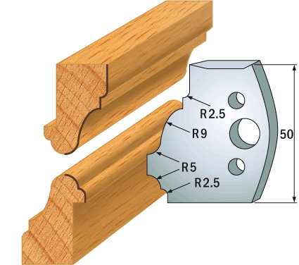 690.558 Para noży HSS 50x4 mm