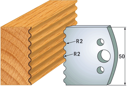690.552 Para noży HSS 50x4 mm