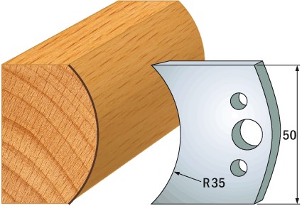 690.548 Para noży HSS 50x4 mm
