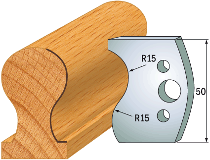 690.514 Para noży HSS 50x4 mm