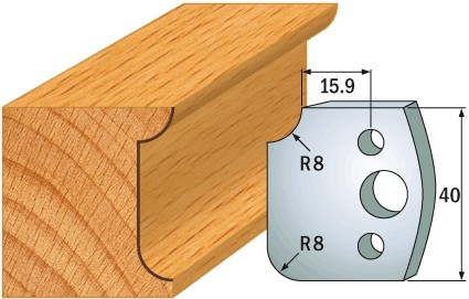 690.174 Para noży HSS 40x4 mm