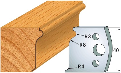 690.110 Para noży HSS 40x4 mm