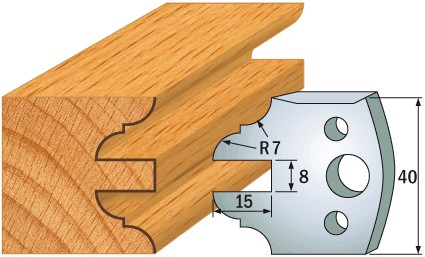 690.099 Para noży HSS 40x4 mm