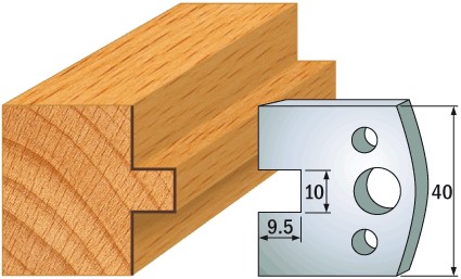 690.092 Para noży HSS 40x4 mm