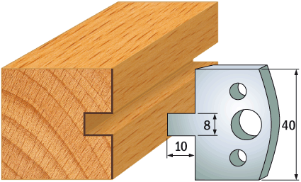 690.094 Para noży HSS 40x4 mm