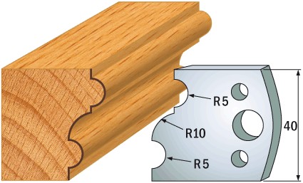 690.052 Para noży HSS 40x4 mm