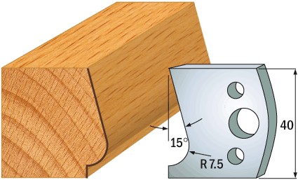 690.038 Para noży HSS 40x4 mm