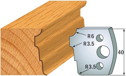 690.039 Para noży HSS 40x4 mm