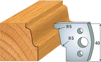 690.031 Para noży HSS 40x4 mm