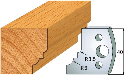 690.019 Para noży HSS 40x4 mm