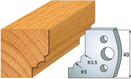 690.020 Para noży HSS 40x4 mm