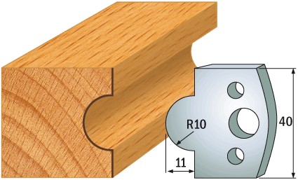 690.014 Para noży HSS 40x4 mm
