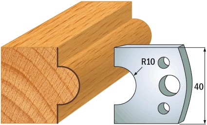 690.015 Para noży HSS 40x4 mm