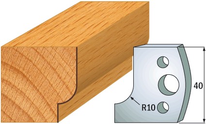 690.013 Para noży HSS 40x4 mm