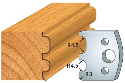 690.007 Para noży HSS 40x4 mm