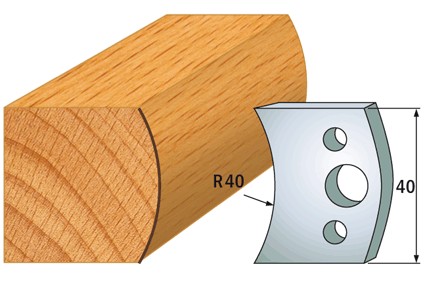 690.008 Para noży HSS 40x4 mm