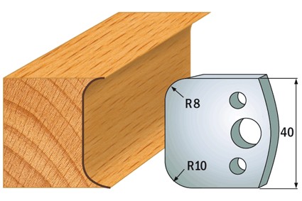 690.003 Para noży HSS 40x4 mm