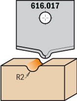 616.017 Nóż profilowy 20x20x2