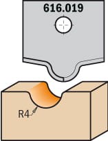 616.019 Nóż profilowy 20x20x2