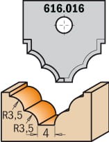 616.016 Nóż profilowy 20x20x2