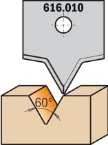 616.010 Nóż profilowy 20x20x2