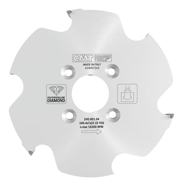240.601.04 CMT Frez DIA do lamelek 100x22x3Z / Lamello ZETA P2 / P-SYSTEM