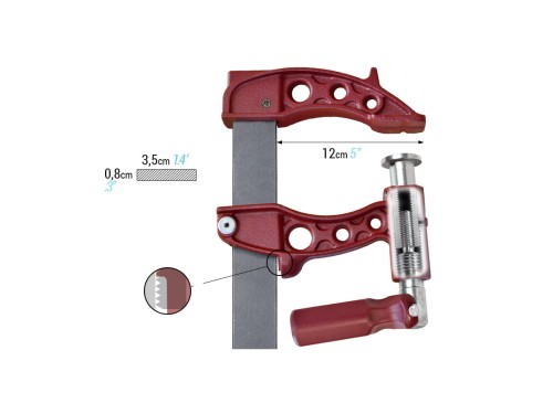 PIHER Maxipress F Ścisk śrubowy 80 cm / Moc 900 Kg